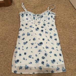 Blue flower dress